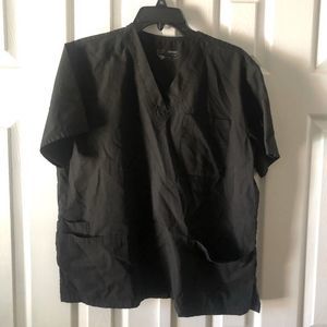Pandamed black scrub top size L